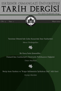 Eskişehir Osmangazi Üniversitesi Tarih Dergisi