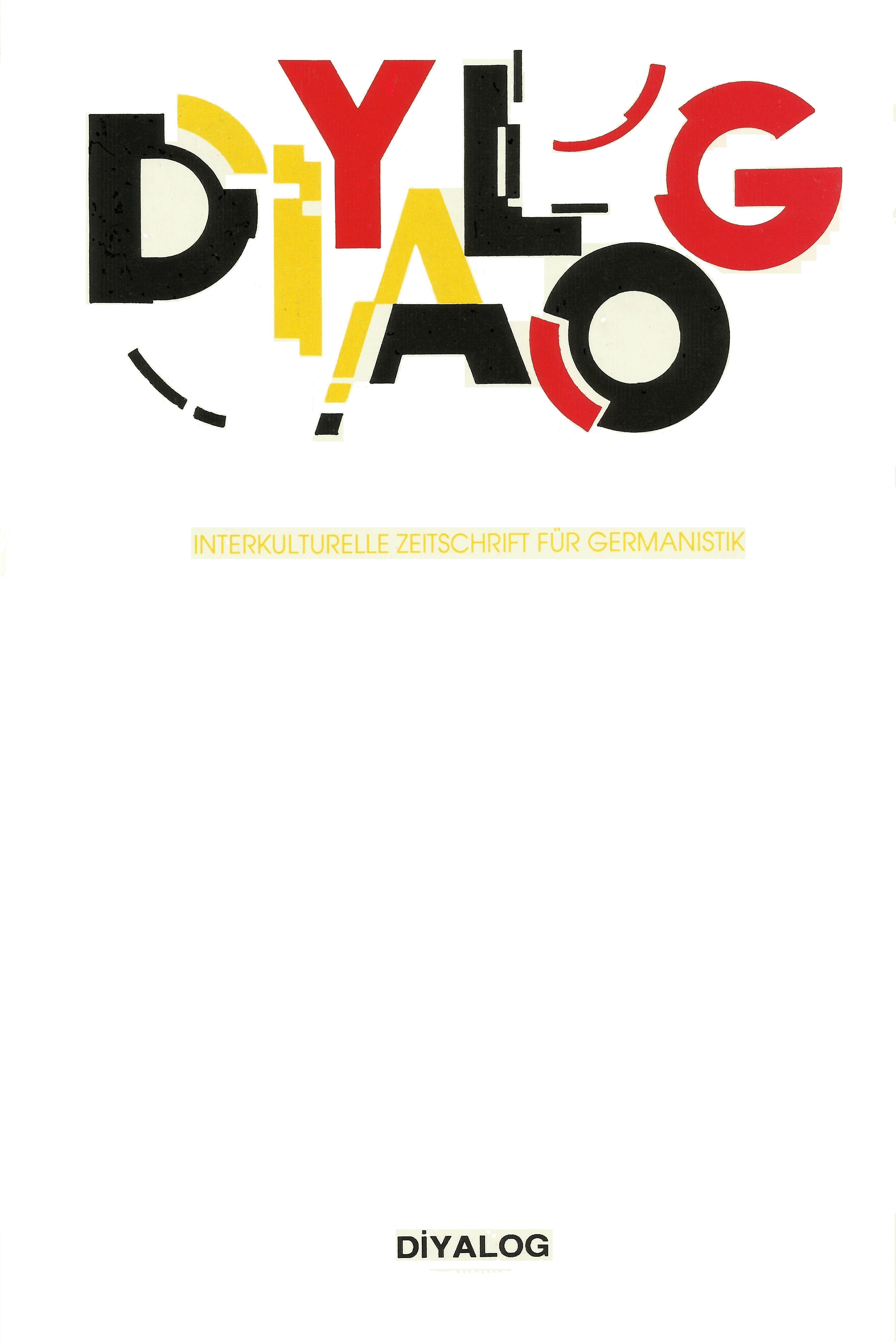 Diyalog Interkulturelle Zeitschrift Für Germanistik